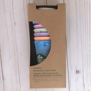 Starbucks 6 reusable hot cups